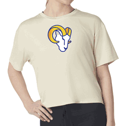 Los Angeles Rams NFL Kadi Turnout Tee Bone Small