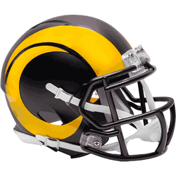 Los Angeles Rams NFL Mini Speed Football Helmet 2025 Rivalries Collection