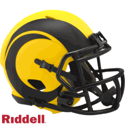 Los Angeles Rams NFL Mini Speed Football Helmet <B>RAVE</B>