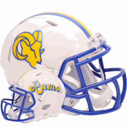 Los Angeles Rams NFL Mini Speed Football Helmet RETRO