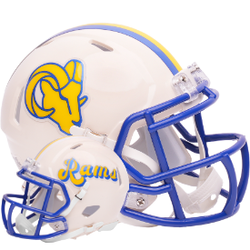 Los Angeles Rams NFL Mini Speed Football Helmet RETRO