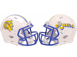 Los Angeles Rams NFL Mini Speed Football Helmet RETRO