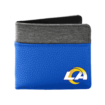 Los Angeles Rams Pebble BiFold Wallet ROYL