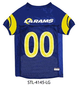 Los Angeles Rams Pet Mesh Jersey Large