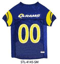 Los Angeles Rams Pet Mesh Jersey Small