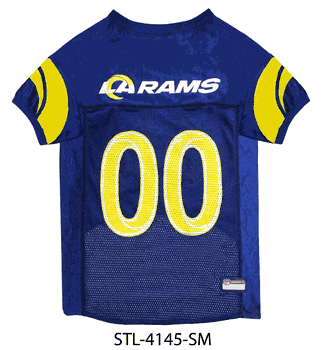 Los Angeles Rams Pet Mesh Jersey Small