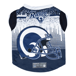 Los Angeles Rams Pet Performance Tee Shirt Large