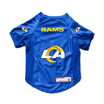 Los Angeles Rams Pet Stretch Jersey XS