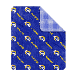Los Angeles Rams Plush Sherpa Throw 50x60