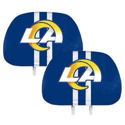 Los Angeles Rams Printed Head Rest Cover Set - 2 Pieces
