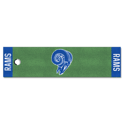 Los Angeles Rams Putting Green Mat - 1.5ft. x 6ft., NFL Vintage
