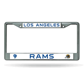 Los Angeles Rams Standard Chrome Frame with Plastic Inserts 12