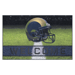 Los Angeles Rams Rubber Door Mat - 18in. x 30in.