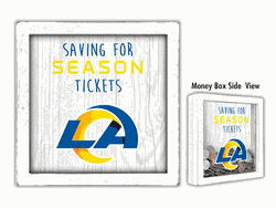 Los Angeles Rams Saving for Tickets Money Box