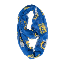 Los Angeles Rams Sheer Infinity Scarf Retro Helm