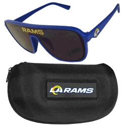 Los Angeles Rams Shield Sunglasses with Case