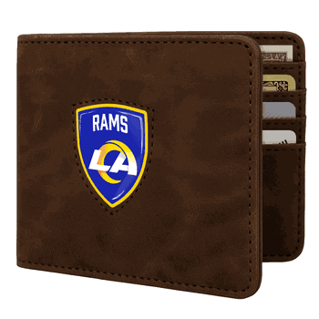 Los Angeles Rams Shield Wallet - Brown