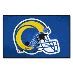 Los Angeles Rams Starter Mat Accent Rug - 19in. x 30in., Helmet Logo