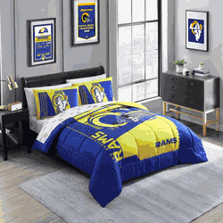 Los Angeles Rams Status Bed In A Bag Full