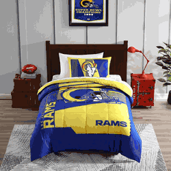 Los Angeles Rams Status Bed In A Bag Twin