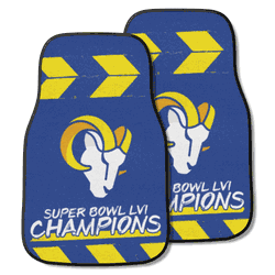 Los Angeles Rams Super Bowl LVI 2-pc Carpet Car Mat Set