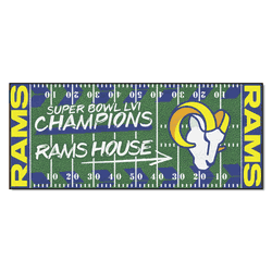 Los Angeles Rams Super Bowl LVI Football Field Runner