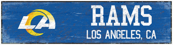 Los Angeles Rams Team Name Sign
