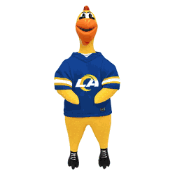 Los Angeles Rams Team Rubber Chicken Toy