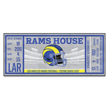 Los Angeles Rams Ticket Runner Rug - 30in. x 72in.