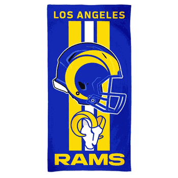Los Angeles Rams Towel 30x60 Beach Style