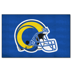 Los Angeles Rams Ulti-Mat Rug - 5ft. x 8ft., Helmet Logo