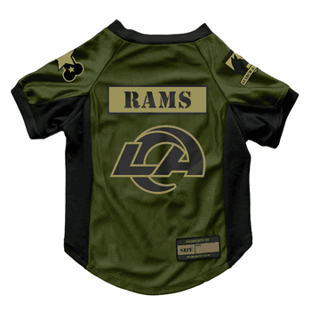 Los Angeles Rams Valor Pet Stretch Jersey - Small