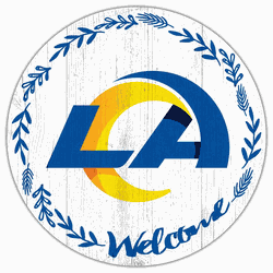Los Angeles Rams Welcome 12in Circle