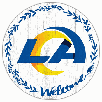 Los Angeles Rams Welcome 12in Circle