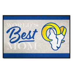 Los Angeles Rams World's Best Mom Starter Mat Accent Rug - 19in. x 30in.