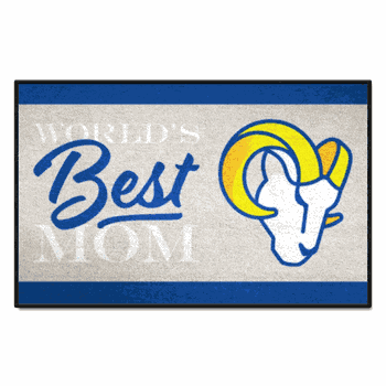 Los Angeles Rams World's Best Mom Starter Mat Accent Rug - 19in. x 30in.