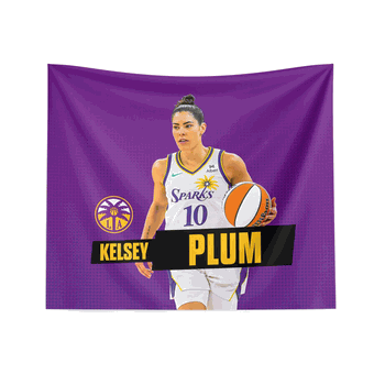 Los Angeles Sparks Kelsey Plum Wall Hanging 34x40 inches