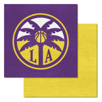 Los Angeles Sparks Team Carpet Tiles - 45 Sq Ft.