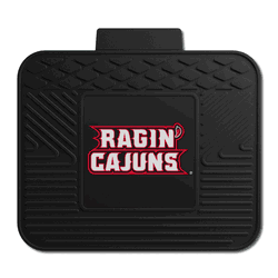 Louisiana Lafayette Ragin Cajuns Back Seat Car Utility Mat - 14in. x 17in.