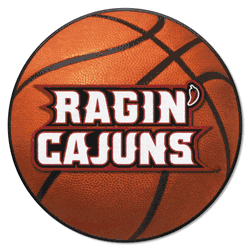 Louisiana Lafayette Ragin Cajuns Basketball Rug - 27in. Diameter
