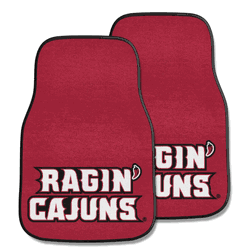 Louisiana Lafayette Ragin Cajuns Front Carpet Car Mat Set - 2 Pieces