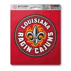 Louisiana Lafayette Ragin Cajuns Matte Decal Sticker