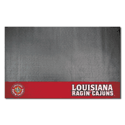 Louisiana Lafayette Ragin Cajuns Vinyl Grill Mat - 26in. x 42in.