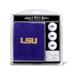 Louisiana State Fightin Tigers Embroidered Towel Golf Gift Set