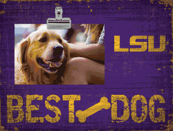 Louisiana State Tigers Best Dog Clip Frame