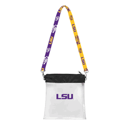 Louisiana State Tigers Clear Pattern Strap Bag