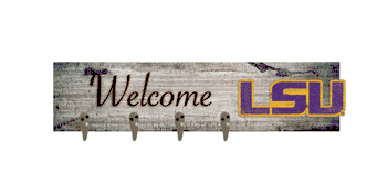 Louisiana State Tigers Coat Hanger 6x24