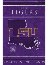 Louisiana State Tigers Coordinates 17x26