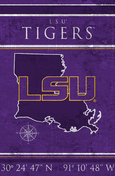 Louisiana State Tigers Coordinates 17x26