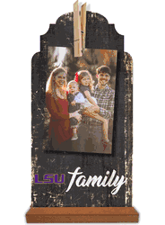 Louisiana State Tigers Family Clothespin 6x12